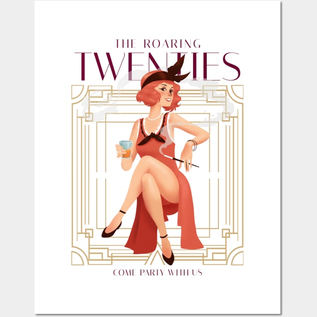 The Roaring Twenties - The Great Gatsby Wall Art by Tip Top Tee's